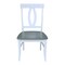 International Concepts Set of 2 Cosmo Verona Chairs, White/Heather gray C05-170P - alternate 6